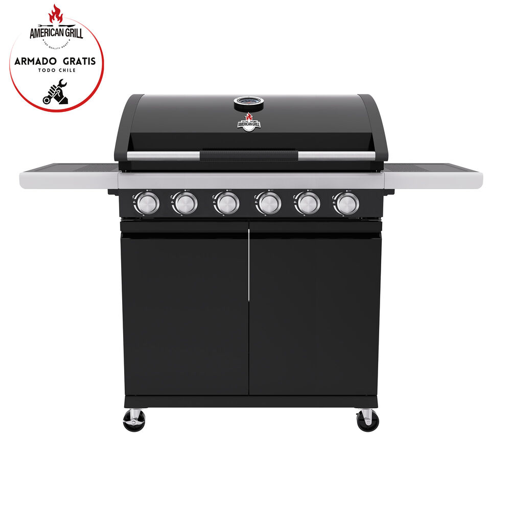 Parrilla A Gas 6 Quemadores Texas Black image number 5.0