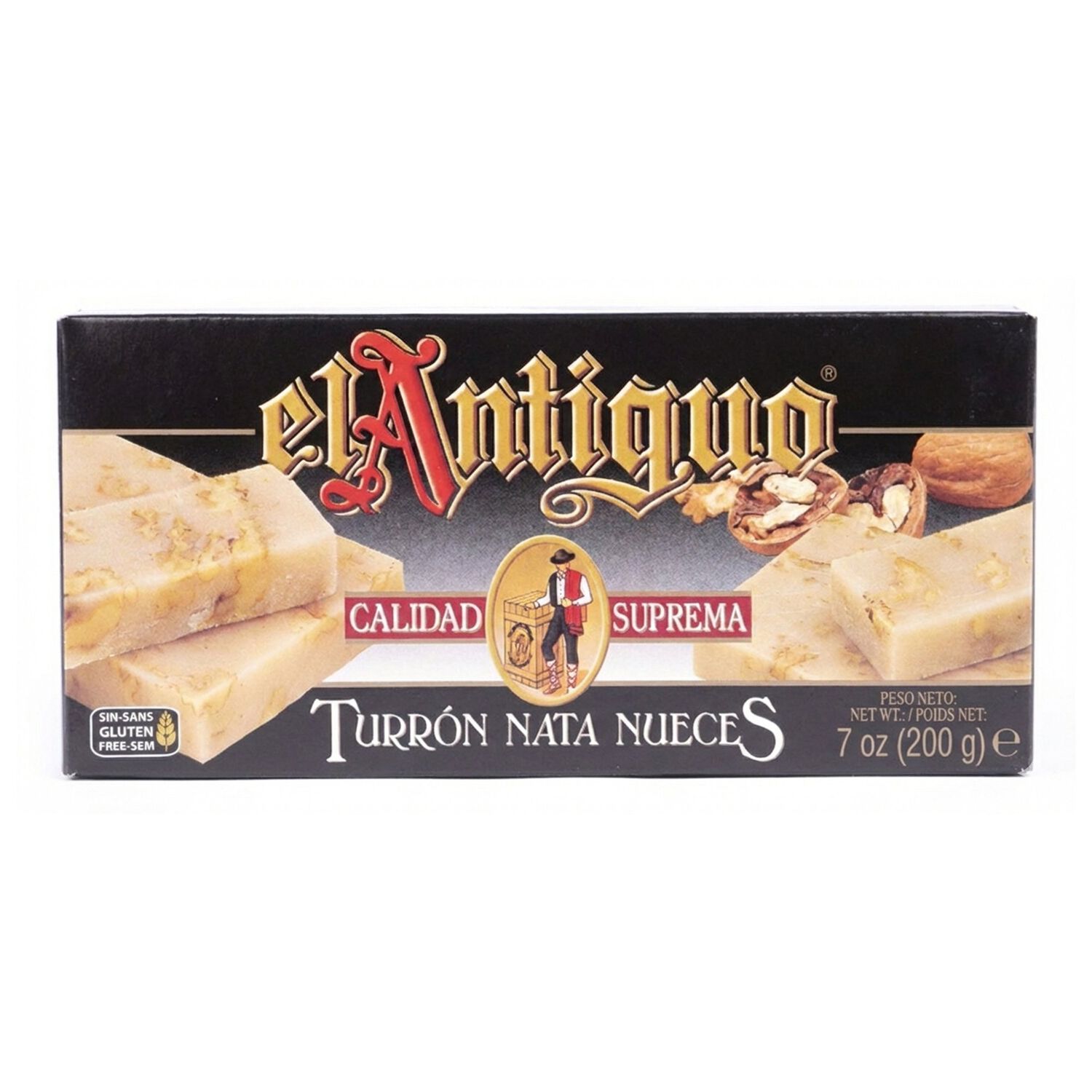 Turr&oacute;n Nata Nueces El Antiguo 1 X 200 Gr image number 0.0