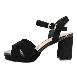 Sandalia De Vestir Lisa Negro Alquimia