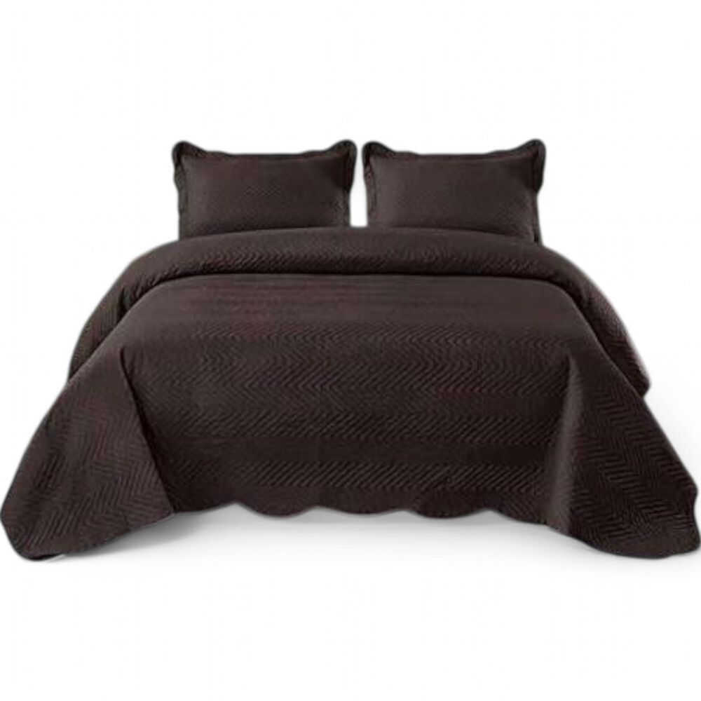 Cubrecama De Verano 2 Plazas Quilt + 2 Fundas De Almohada Cobertor Delgado Qvr2-16 image number 0.0