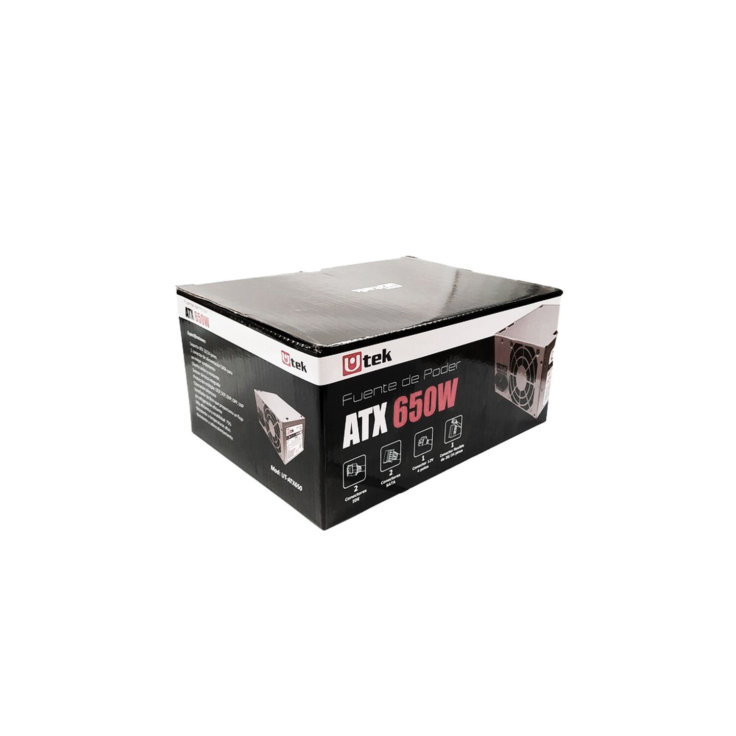Fuente De Poder Atx 650w Ultra Silenciosa Utek Ut-atx650 image number 6.0