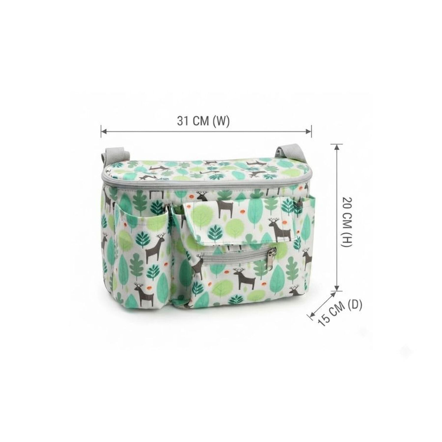 Bolso Organizador Para Coche De Beb&eacute; Multiuso Verde image number 3.0