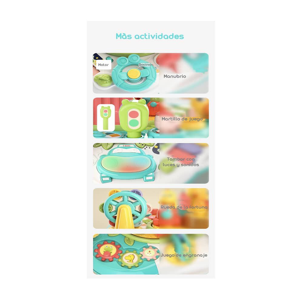 Juguete Mesa De Actividades Musical Lubabycas Roja image number 6.0