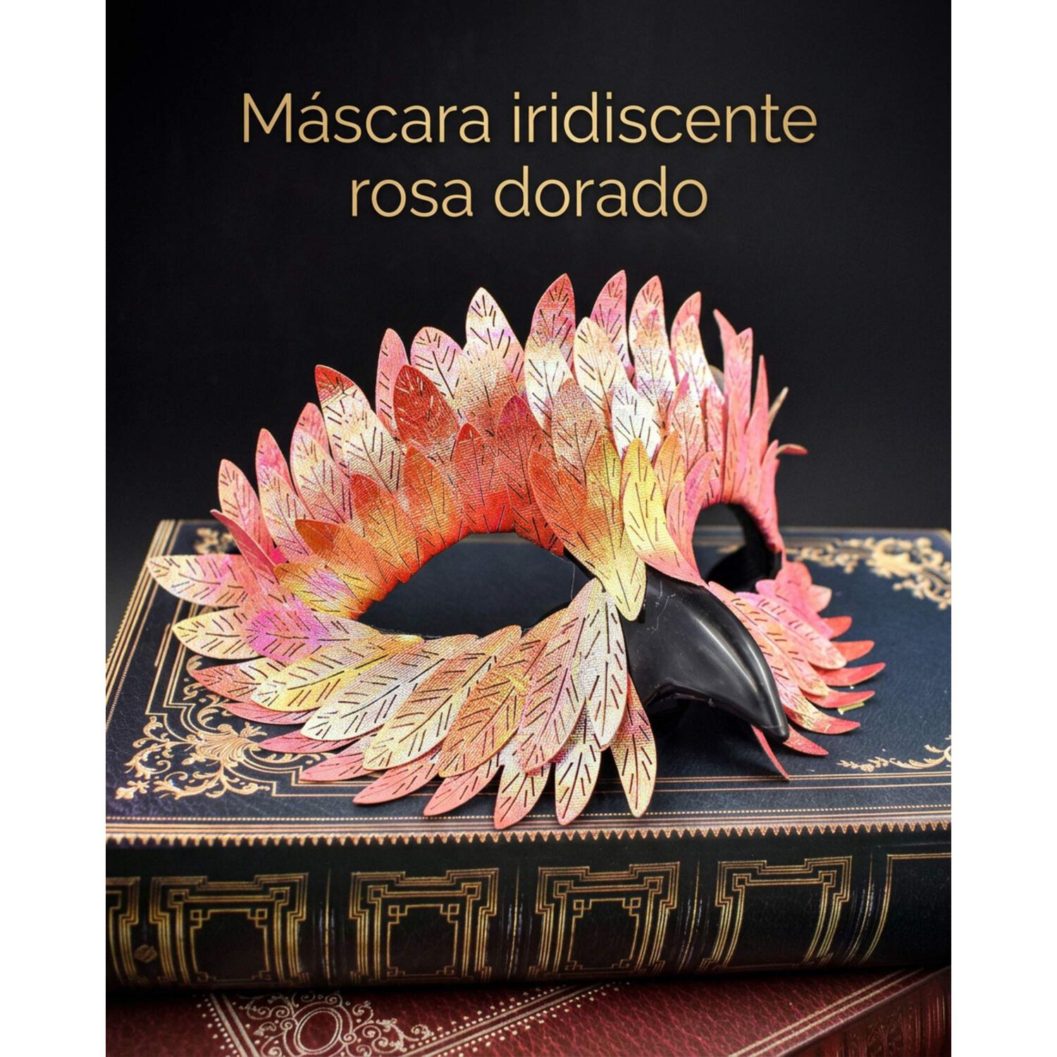 M&aacute;scara Pajaro Ave Plumas Carnaval Veneciano Para Disfraz image number 2.0