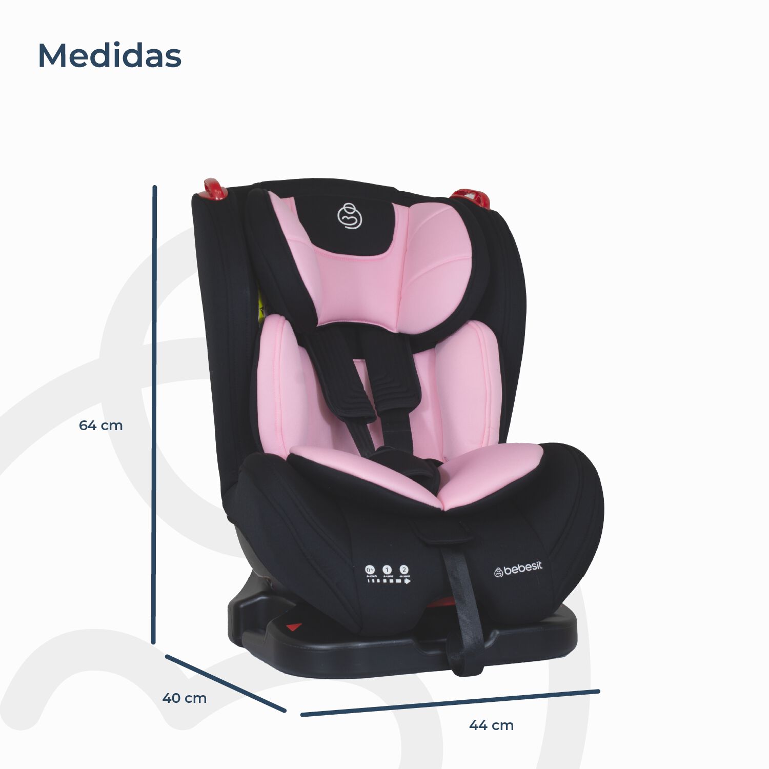 Silla De Auto Convertible Ara Next Rosa image number 6.0