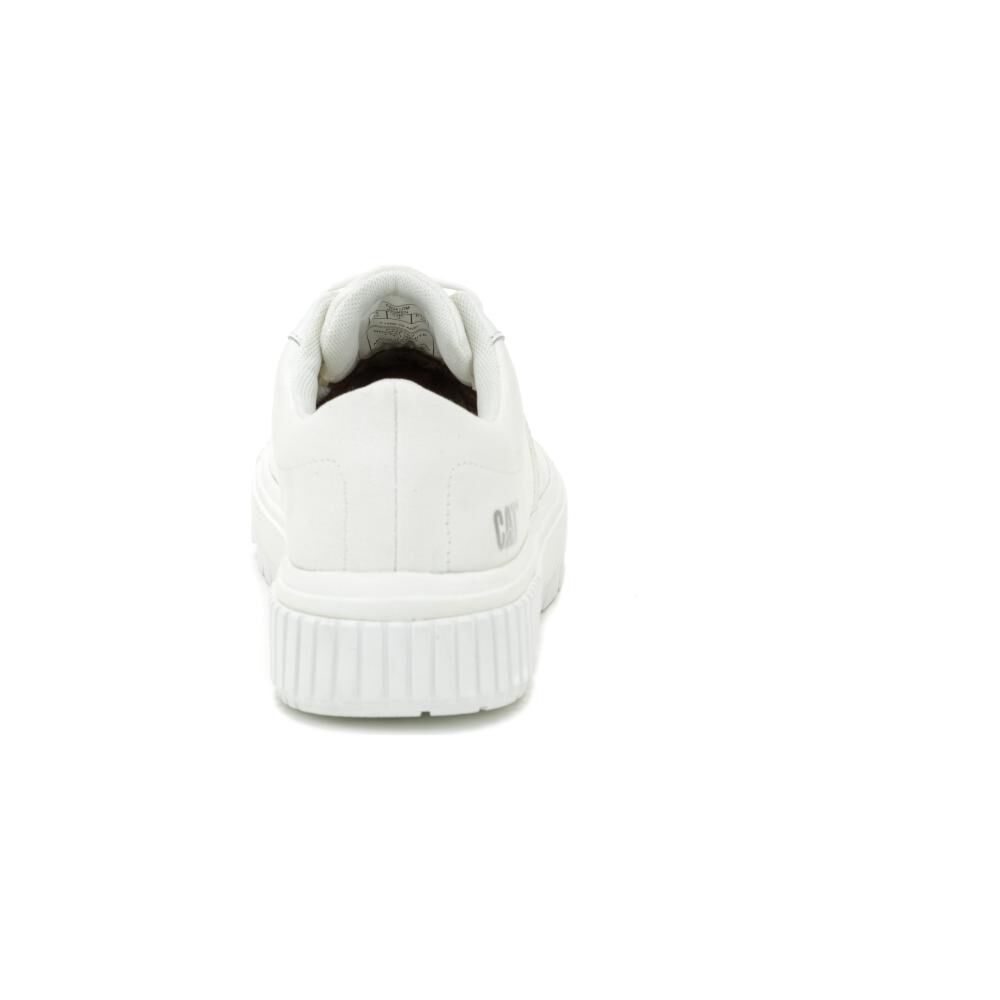 Zapatilla Urbana Mujer Caterpillar Amp Canvas Blanco image number 3.0