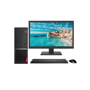 Kit Monitor + Pc Lenovo V50s-07imb Sff (i7 8gb 256gb Ssd) + Teclado & Mouse Reacondicionado Grado A