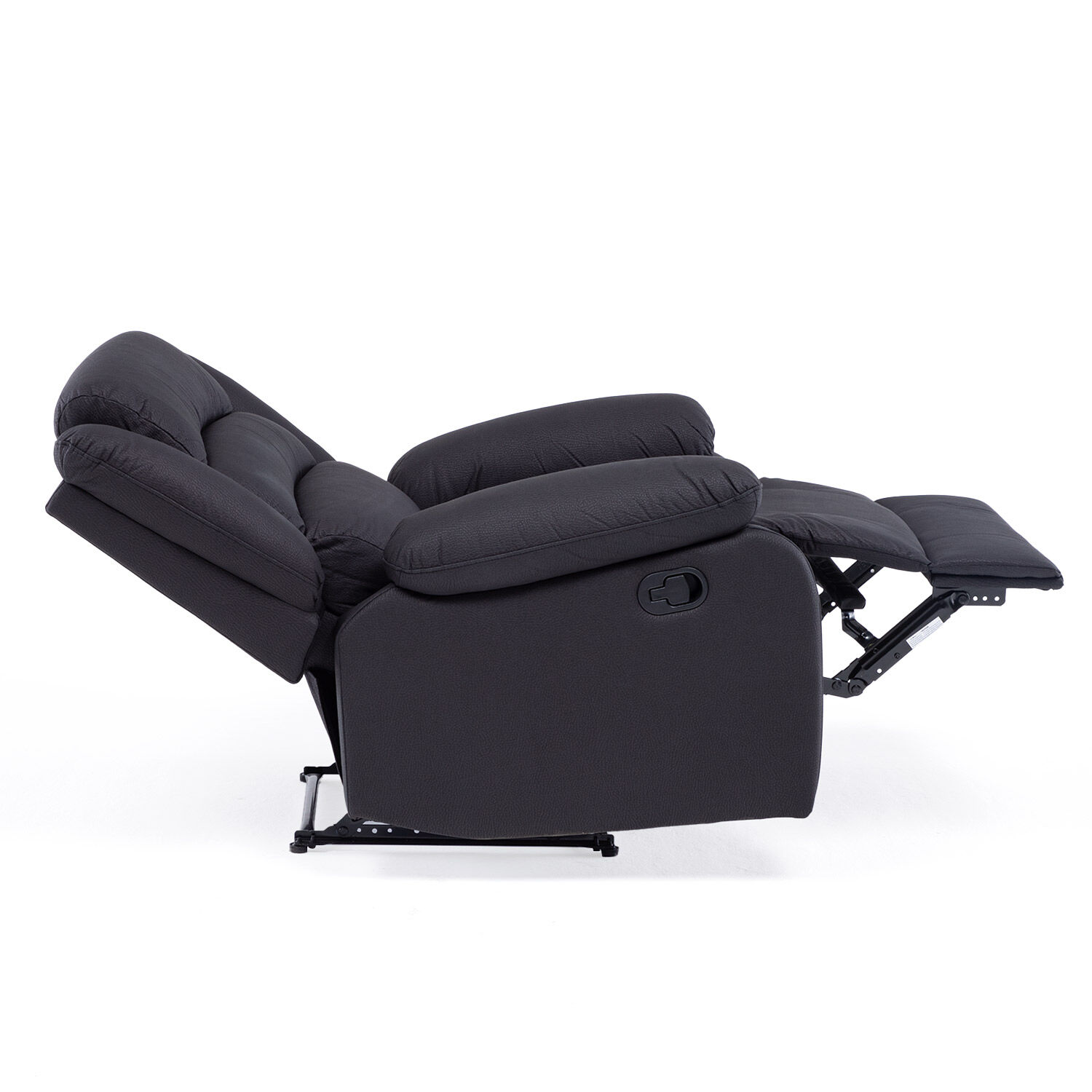 Berger 1 Cuerpo Reclinable Moderno Gris New Praga 8041rff image number 6.0