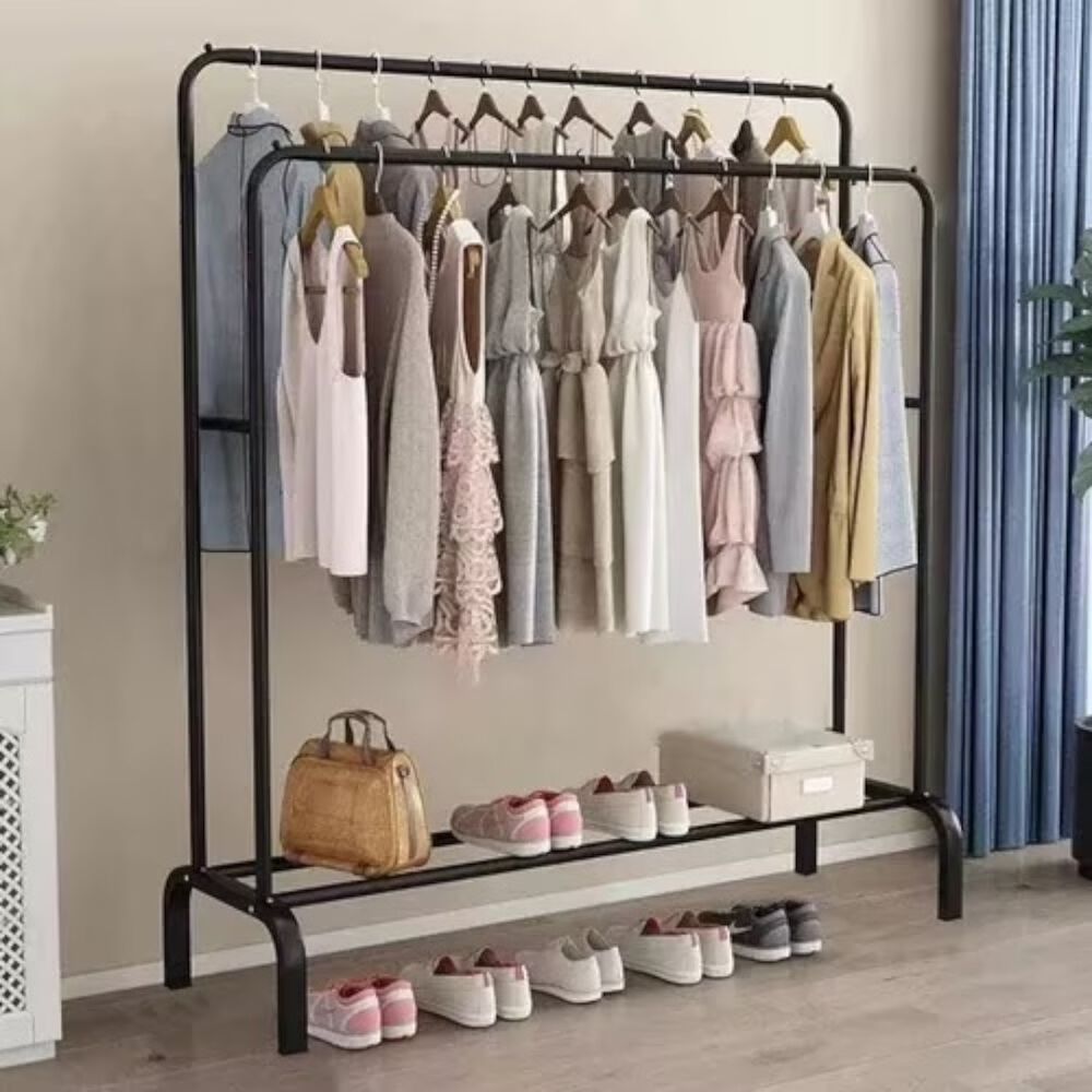 Perchero Organizador Colgante Doble Barra Tendedero Colgador image number 4.0