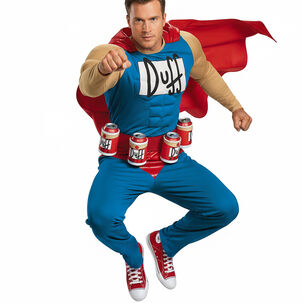 Disfraz Cosplay Duff Man Los Simpson Cerveza Disfraz Cosplay Duff Man Los Simpson Cerveza
