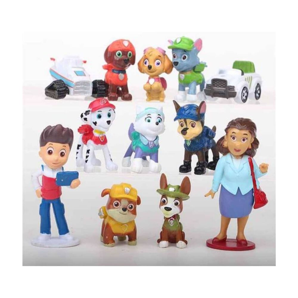 Pack 12 Figuras De Paw Patrol Pvc Duro image number 1.0