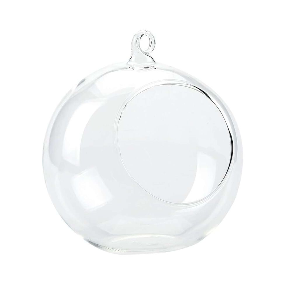 Terrario Redondo Colgante De Vidrio image number 0.0
