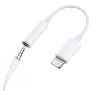 Adaptador De Aud&iacute;fonos Compatible Iphone Lightning A Jack 3.5mm
