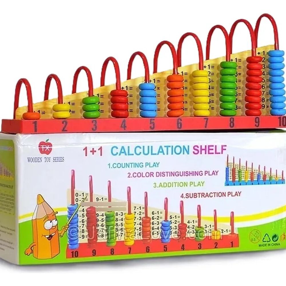 Ábaco Vertical De 10 Columnas Matemático Para Niños image number 4.0