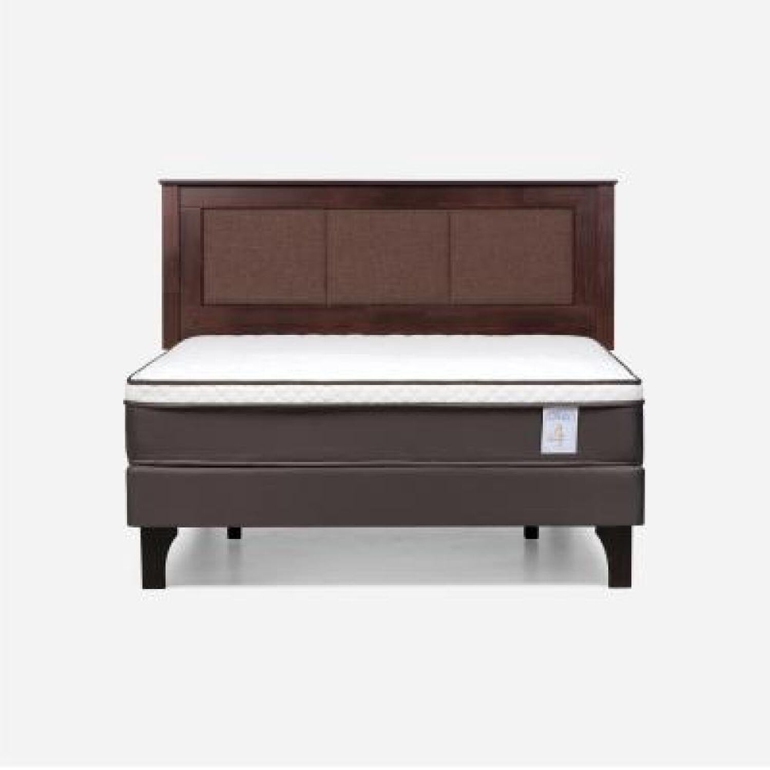Cama Europea Rosen New Style 4 Plus / 2 Plazas / Base Normal + Respaldo Rachel image number 5.0