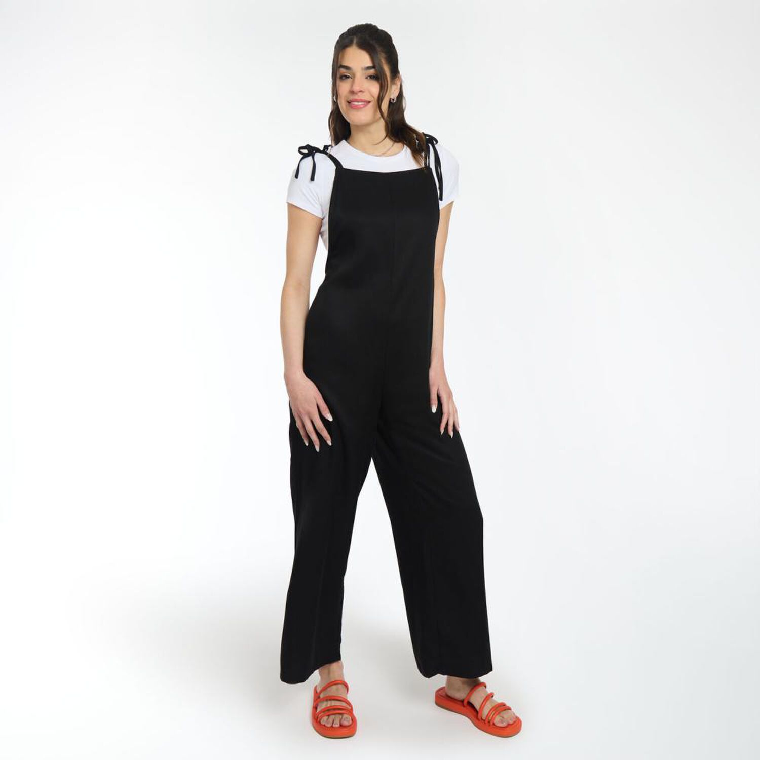 Enterito Largo Denim Tiro Medio Relax Mujer Freedom image number 2.0