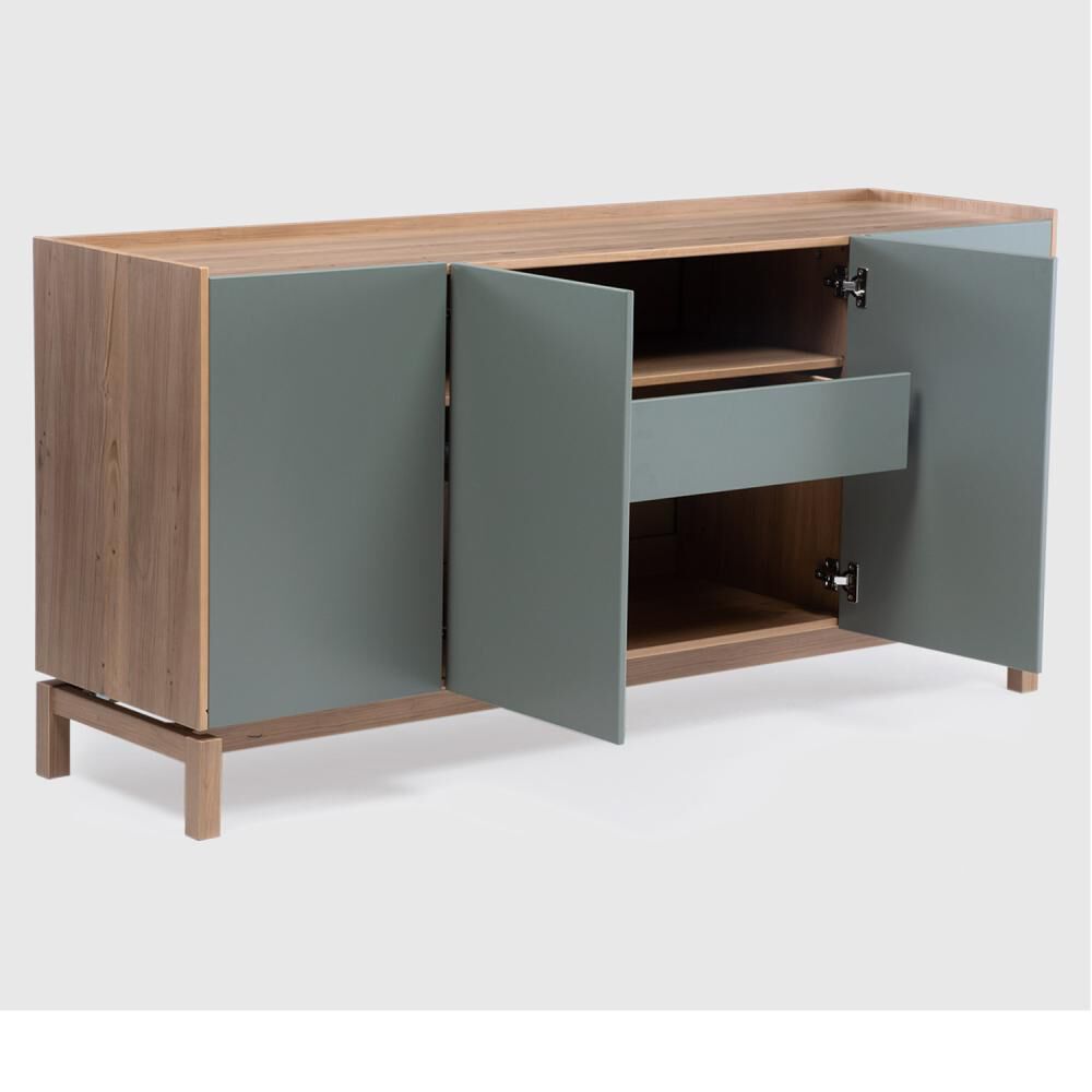 Buffet Barcelona 4 Puertas + 1 Caj&oacute;n Verde-roble image number 4.0