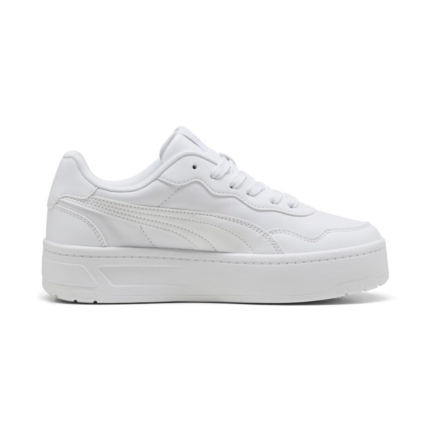 Zapatilla Urbana Mujer Puma Court Classic Blanco image number 5.0