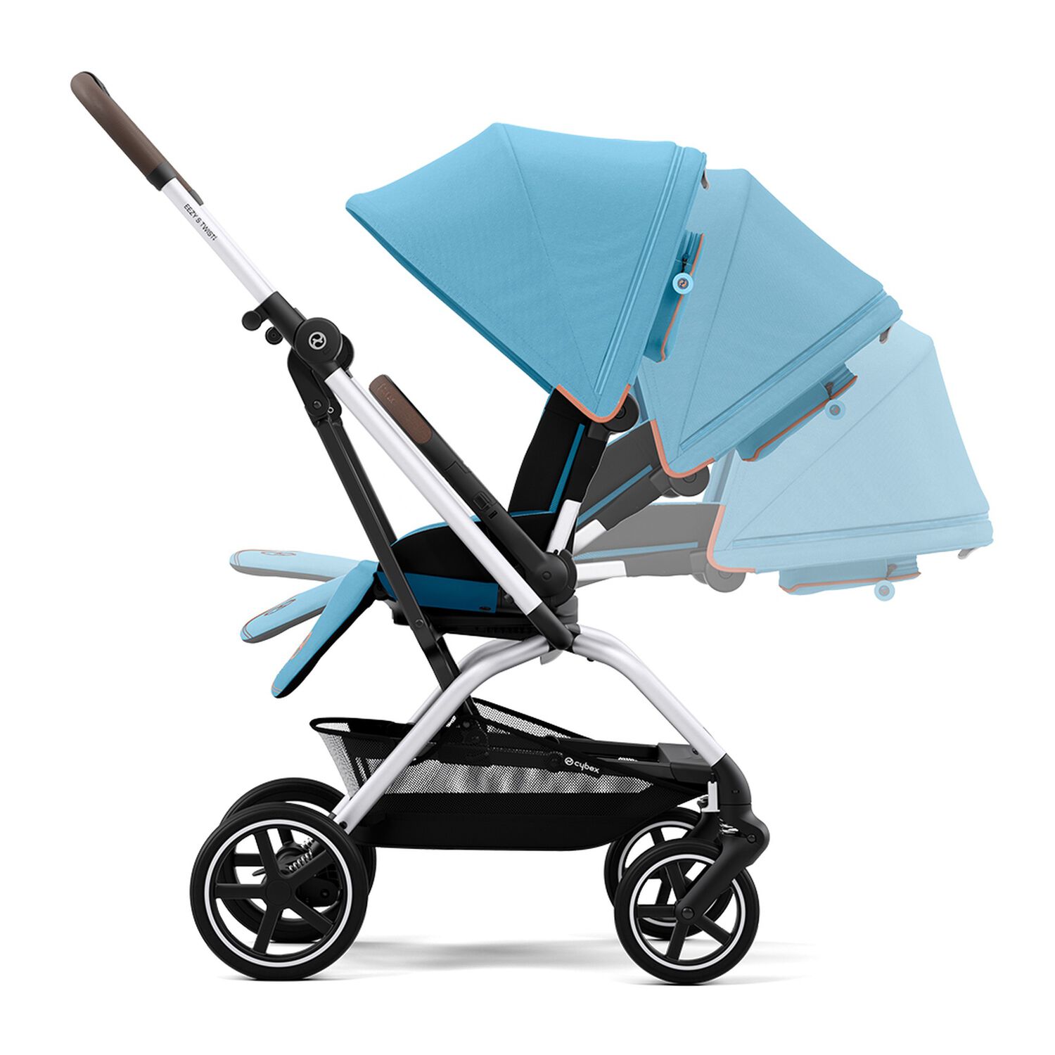 Coche Compacto Eezy S Twist Plus Slv Beach Blue image number 2.0