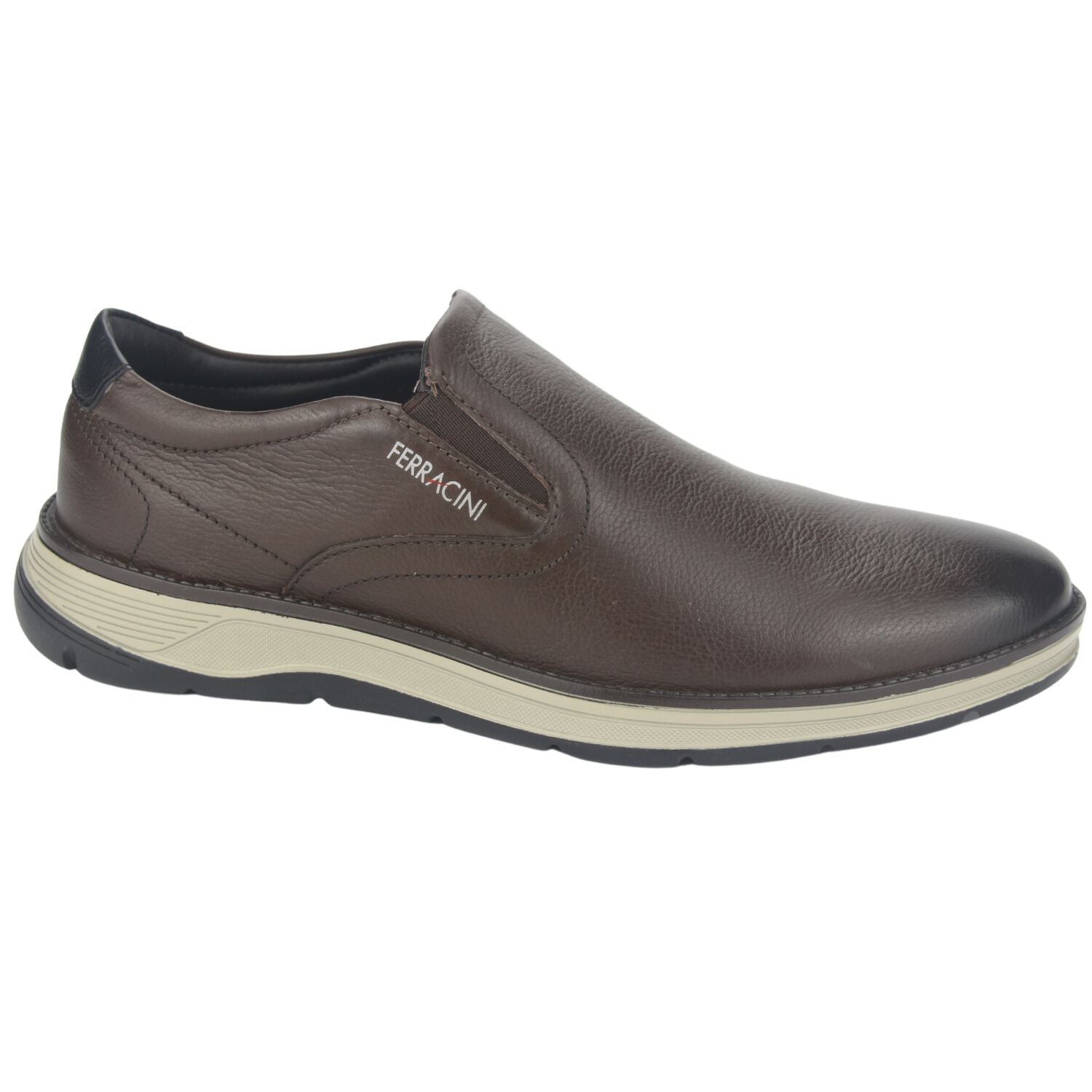 Zapato Ferracini Hombre 5545 Fluence Caf&eacute; Oscuro Casual image number 0.0