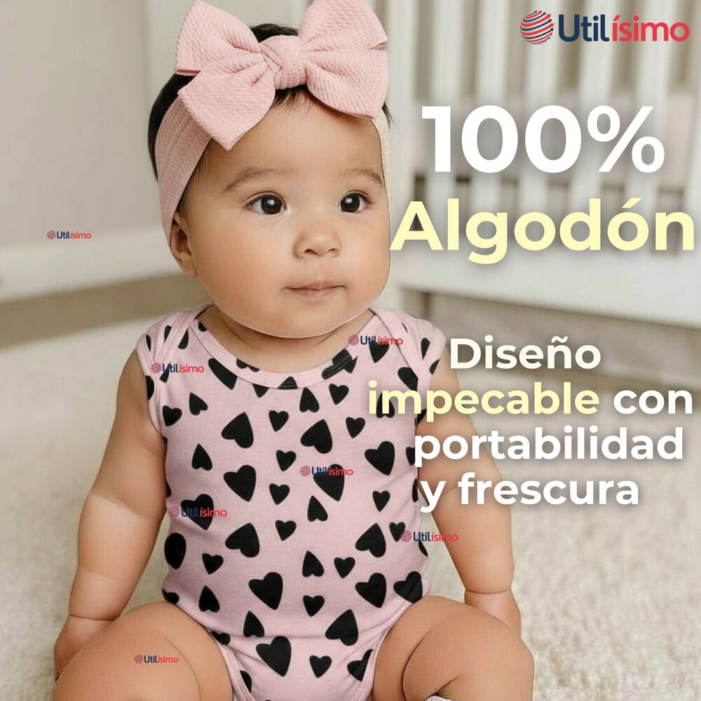 Pack 4 Bodys Ni&ntilde;a Manga Corta Tedmimak 100% Algod&oacute;n Cat Love image number 2.0