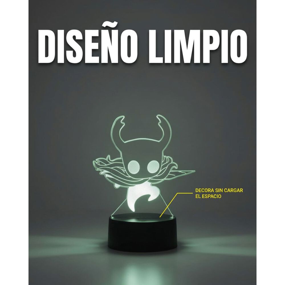L&aacute;mpara Visual 3d Hollow Knight Luces image number 5.0