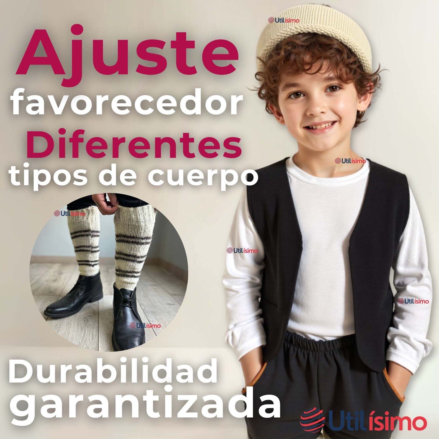 Traje Chilote Ni&ntilde;o + Polera Fiestas Patrias Chile 2 A 4 A&ntilde;os image number 7.0