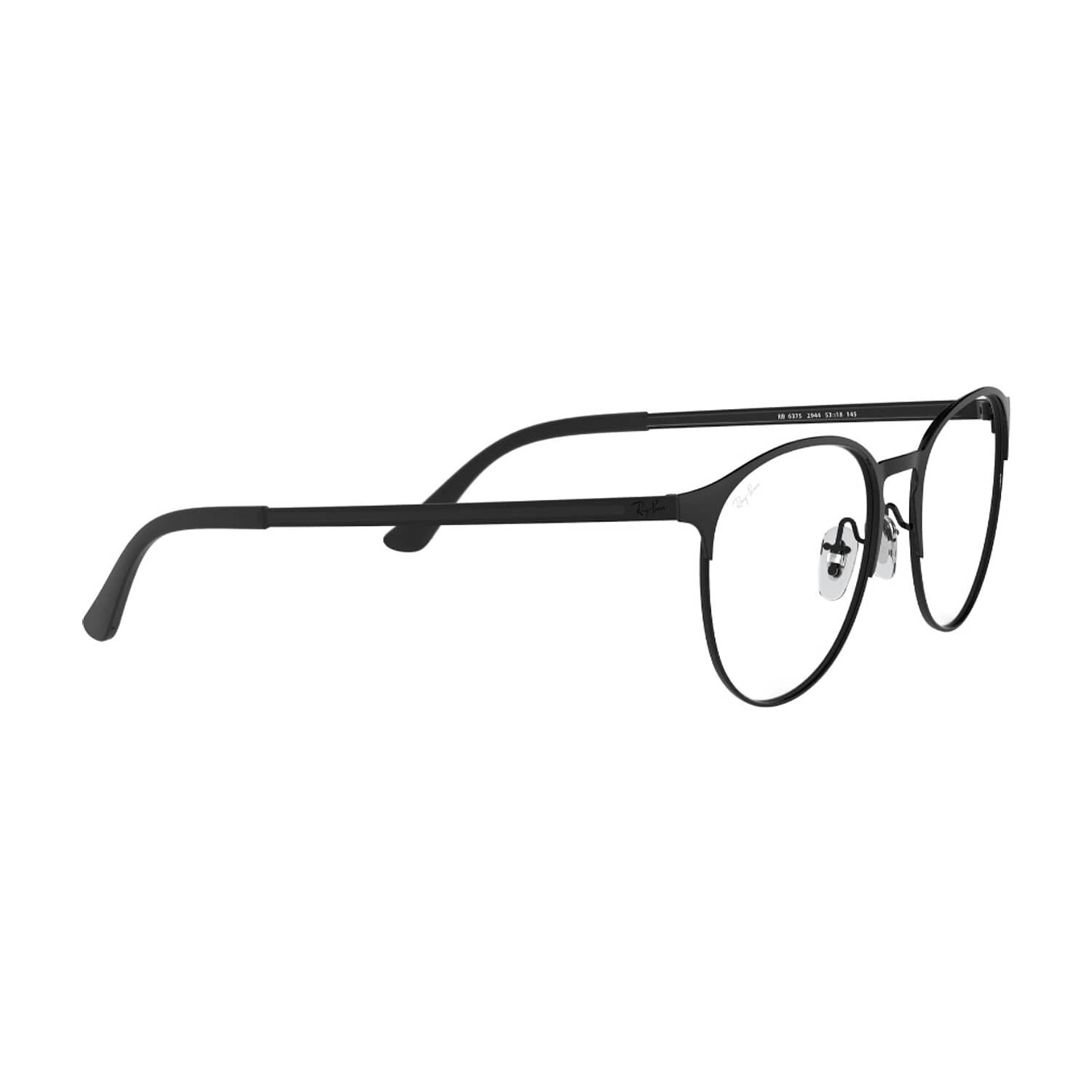 Lentes &Oacute;pticos Black On Matte Black Ray-ban Optical image number 10.0