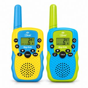 Kit 2 Walkie Talkie Ni&ntilde;os Big Kids 22 Canales Linterna - Ps