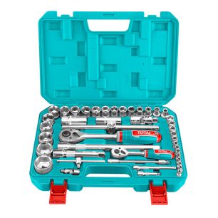 Juego De Dados 44 Piezas 1/4" Y 1/2" Total