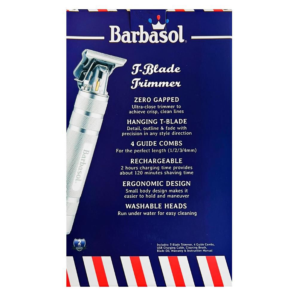 Corta Barba Barbasol Trimmer Usb Precisión image number 4.0
