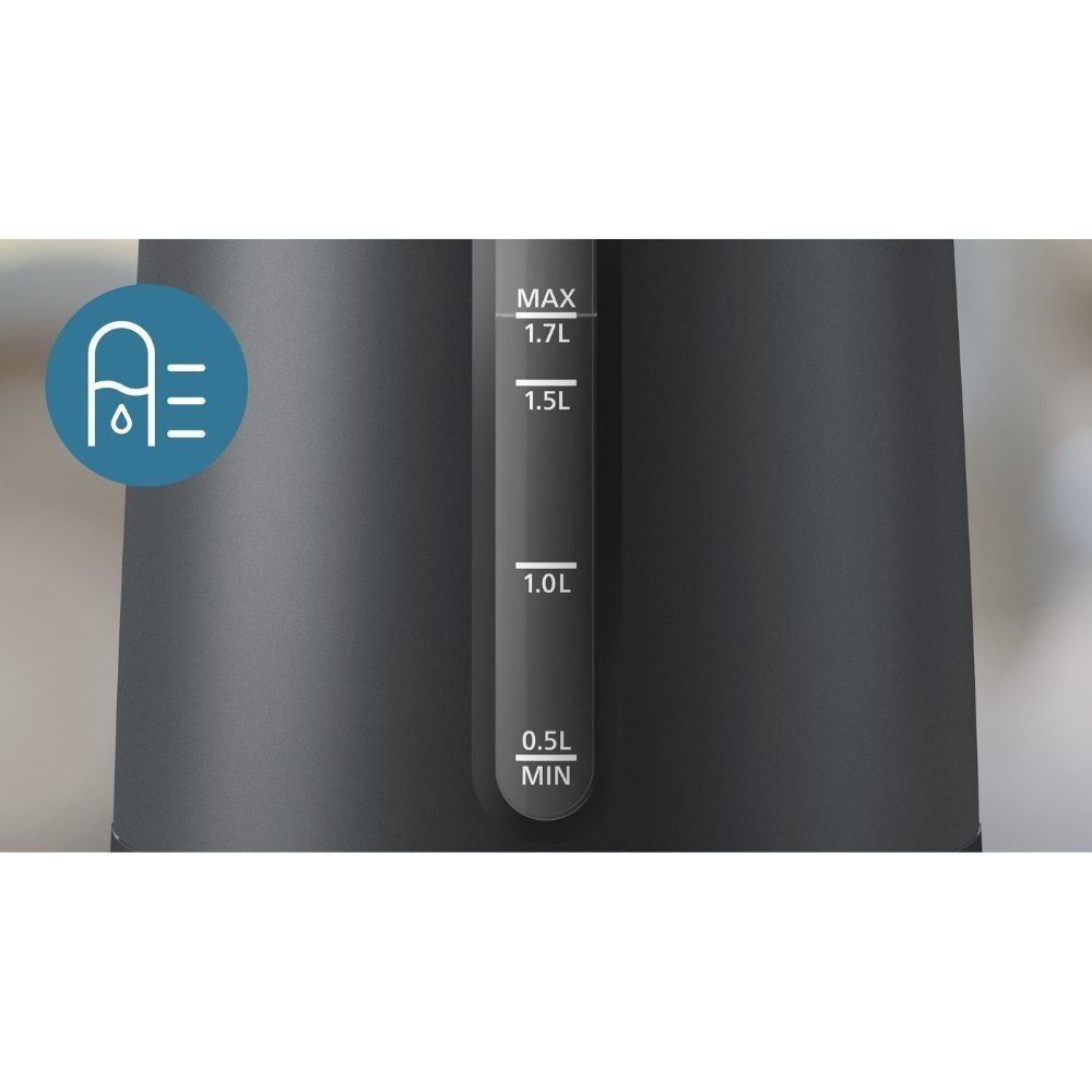 Hervidor El&eacute;ctrico Philips Hd9314/90 1,7 L Serie 1000 image number 3.0
