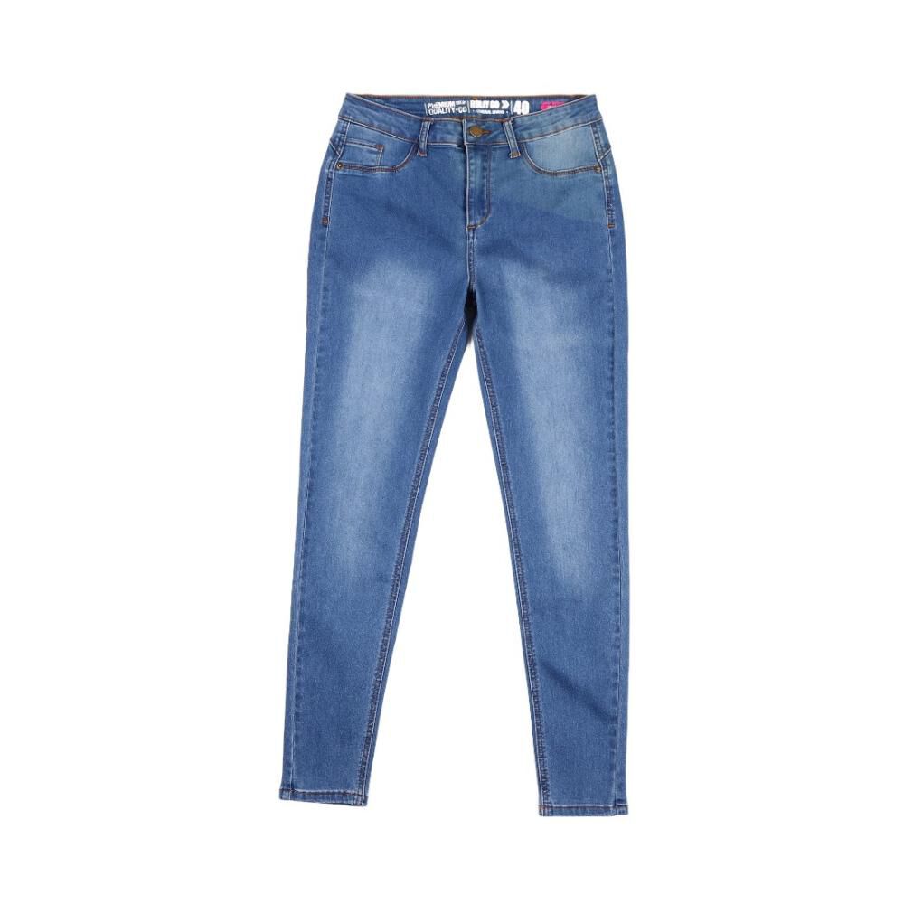 Jeans Tiro Alto Skinny Rolly Go image number 0.0