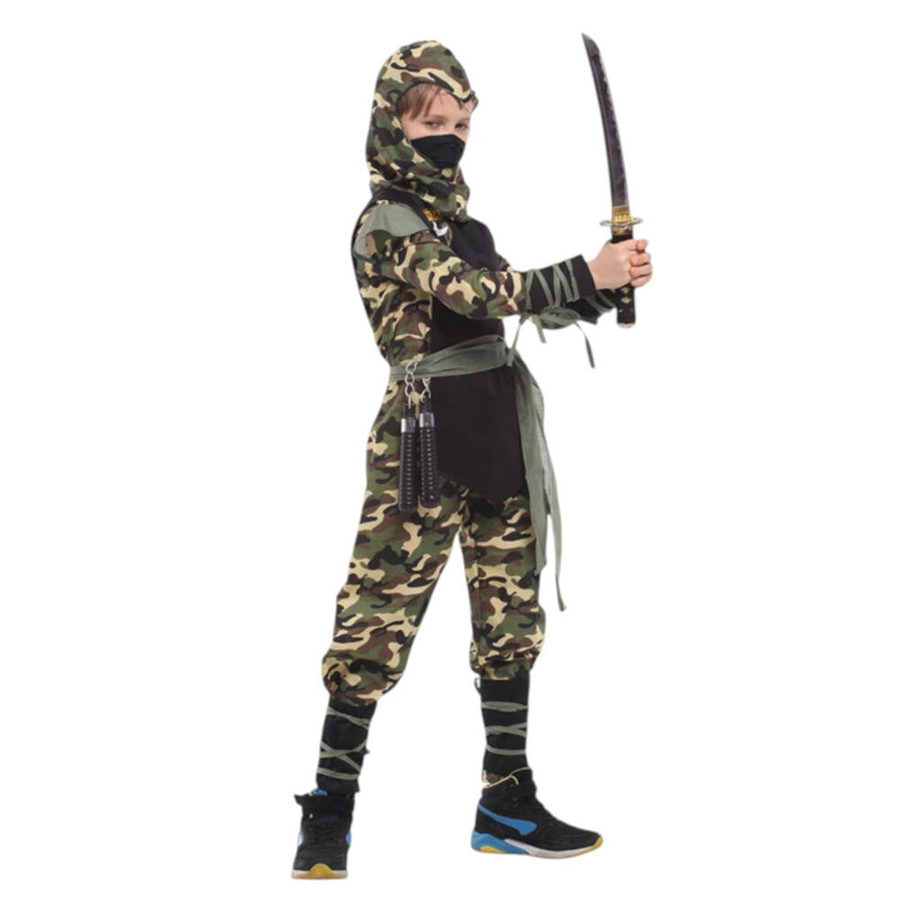 Disfraz Infantil Ninja Camuflaje image number 3.0