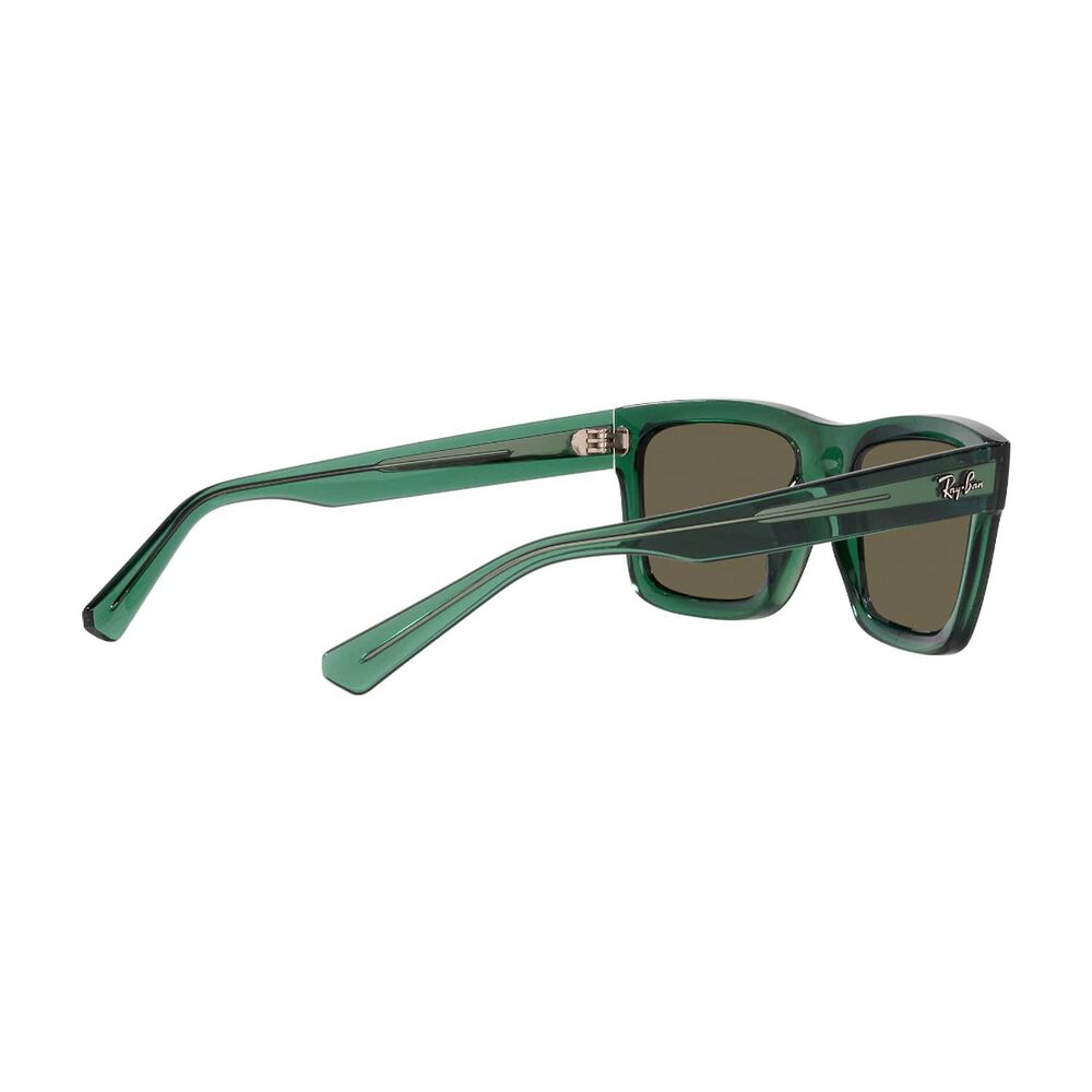 Lentes De Sol Warren Transparent Green Bio-based Sustentable Ray-ban image number 8.0
