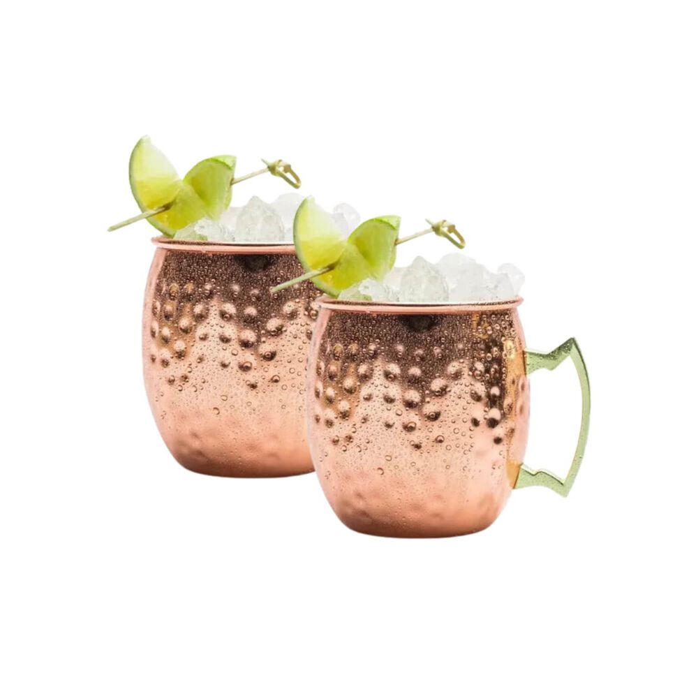 Pack 2 Mug Cobre Vasos Tragos Moscow Mule 500 Ml image number 2.0