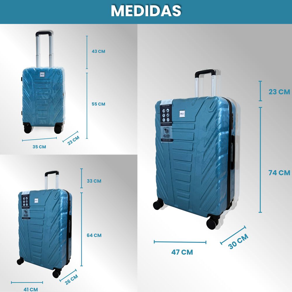 Maletas 10 20 25kg Yephome Set X3 Maletas Viaje image number 1.0