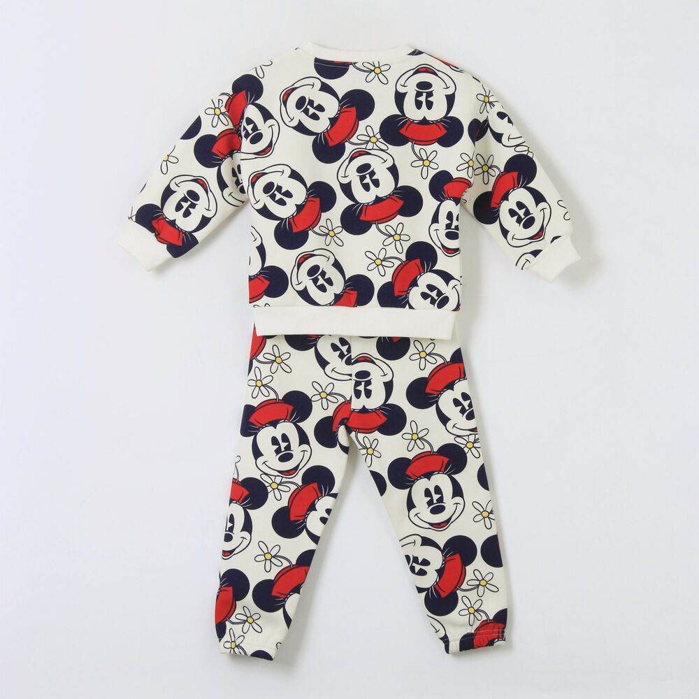 Conjunto Buzo Ni&ntilde;a Full Print Minnie Mouse Blanco Disney image number 1.0