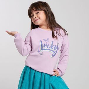 Polerón Cuello Redondo Niña Topsis