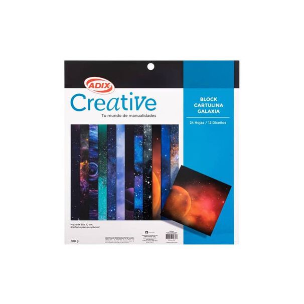 Block Papel Galaxia