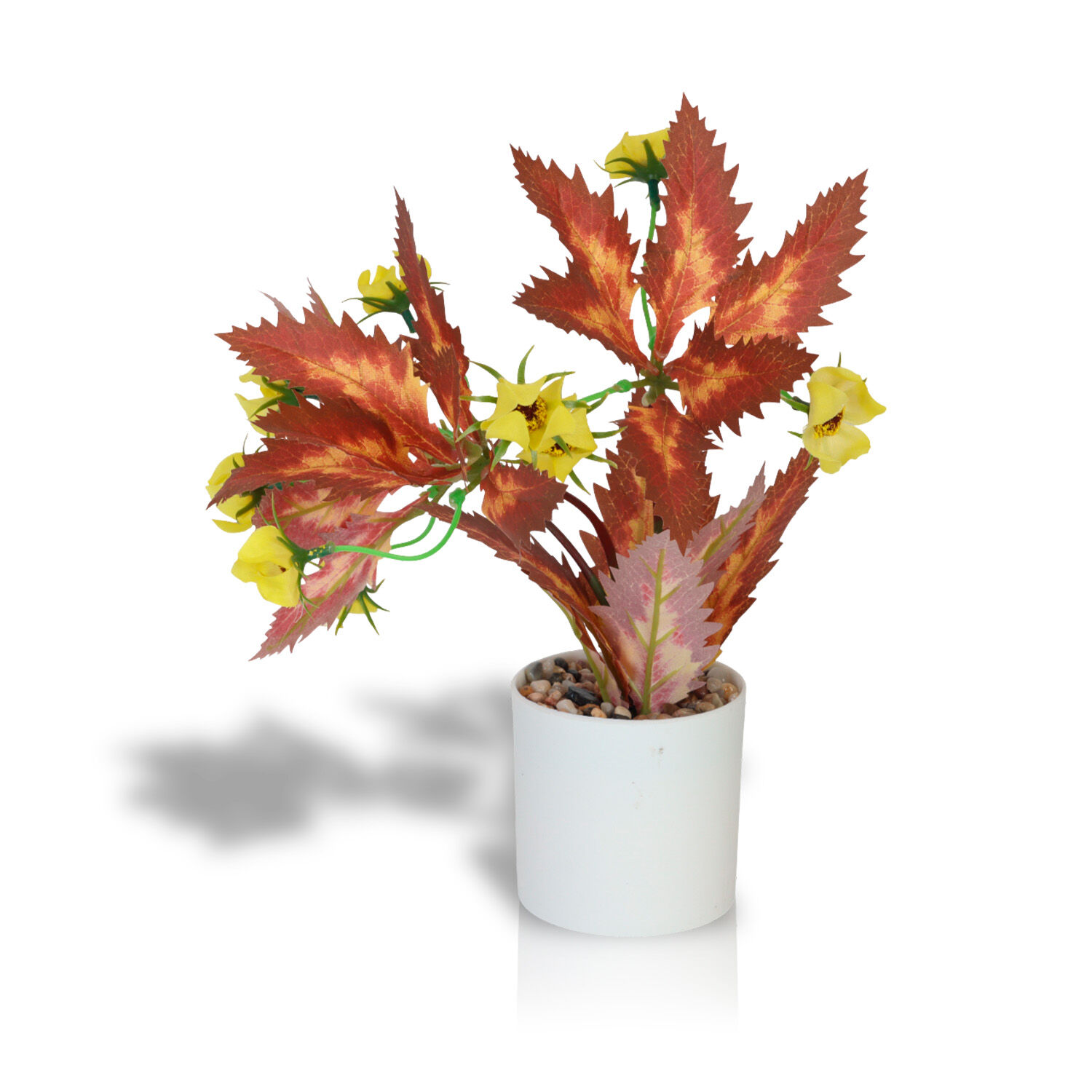 Planta Artificial Begonia Flor 30x8 Cm image number 0.0