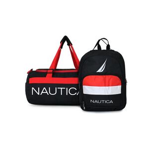 Bolso Valar + Mochila P&oacute;lux Negra Nautica