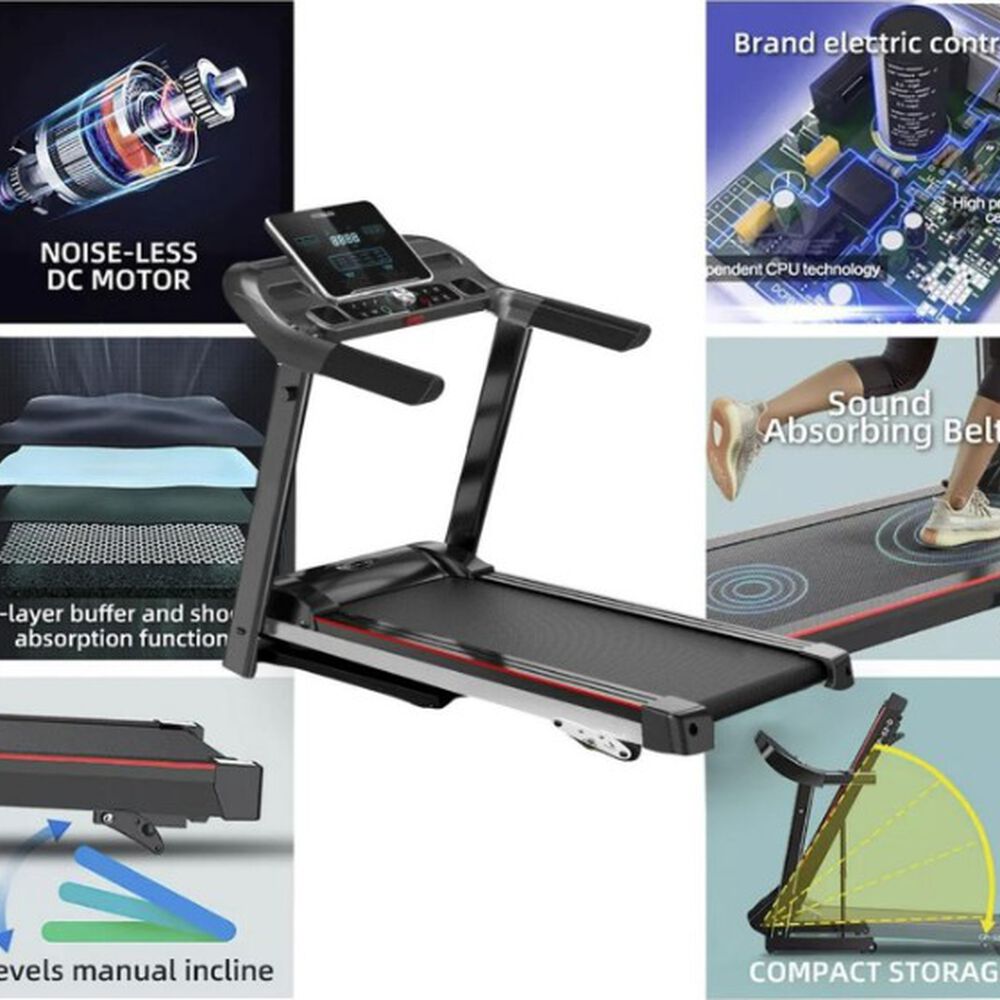 Trotadora El&eacute;ctrica Yepsport 2.5 Hp Plegable Bluetooth image number 4.0