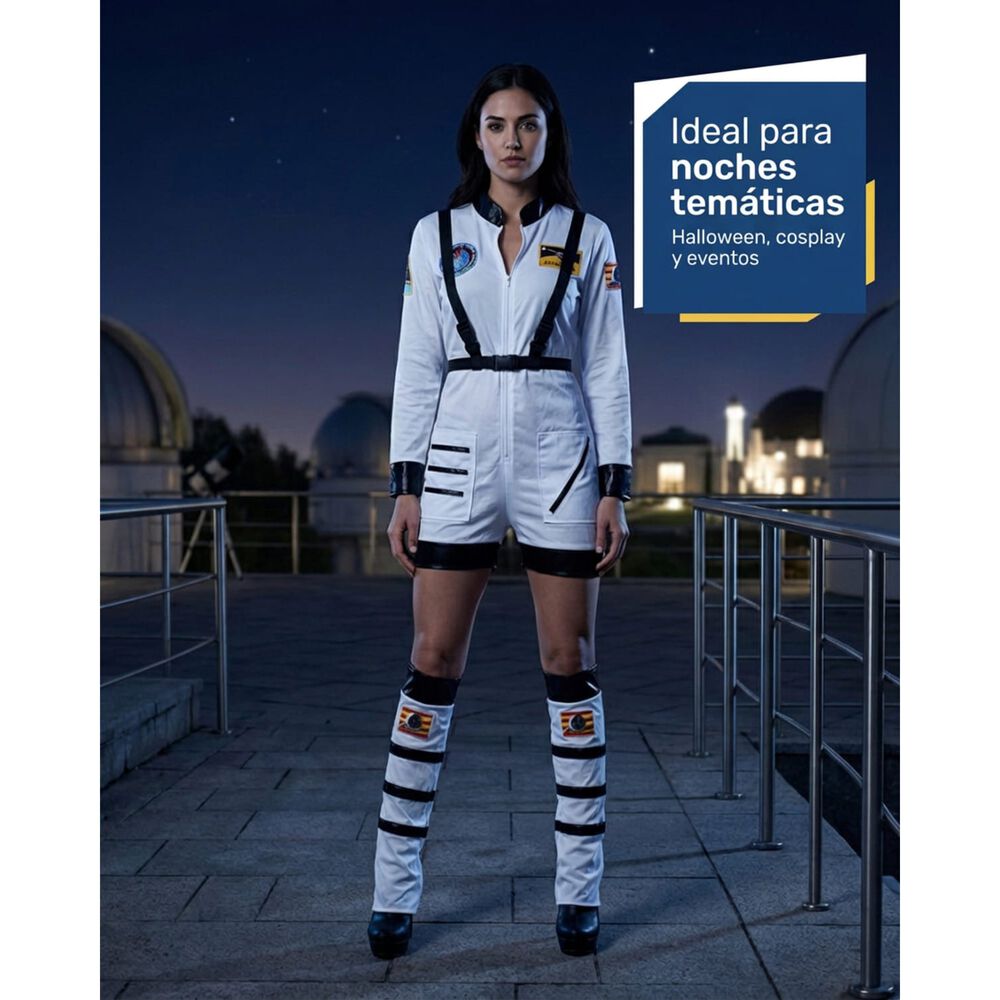 Disfraz Astronauta Cosplay Juego Rol Traje Espacial Ni&ntilde;os image number 18.0