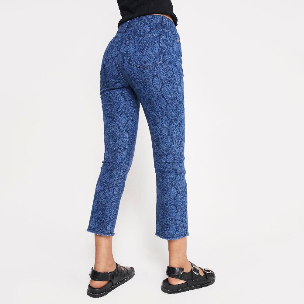 Jeans Mujer Tiro Medio Recto Rolly go image number 2.0