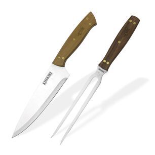 Set Parrillero Tabla + Cuchillo + Tenedor