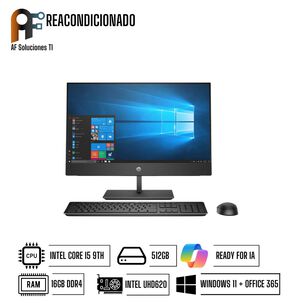 Aio Hp Proone 400 G5(i5 9th - 16gb - 512gb)(win 11 - Office365) Reacondicionado