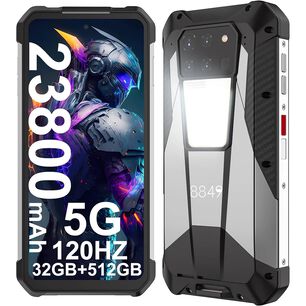 Unihertz 8849 Tank 3 Pro - Celular 5g Con Proyector L&aacute;ser De 120 Pulgadas