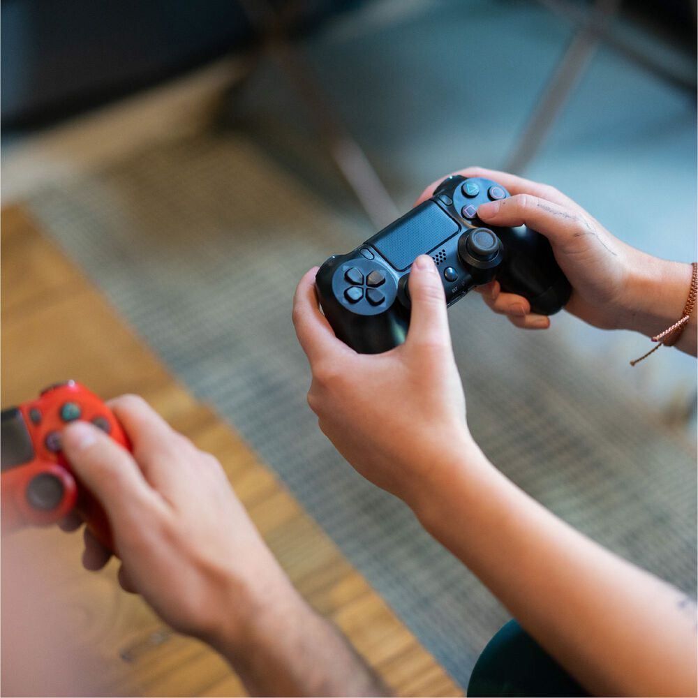 Control Joystick Inal&aacute;mbrico Doble Shock P4 Negro Levo image number 6.0