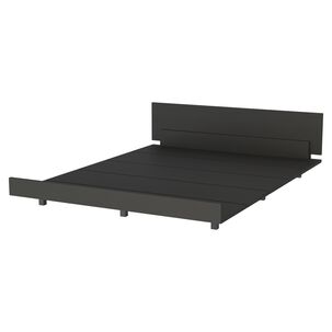 Base De Cama 2 Plazas Fm-001n - Negro